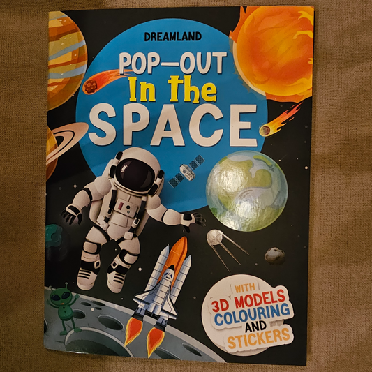 CB000003 - Pop out in Space 3D Coloring Book