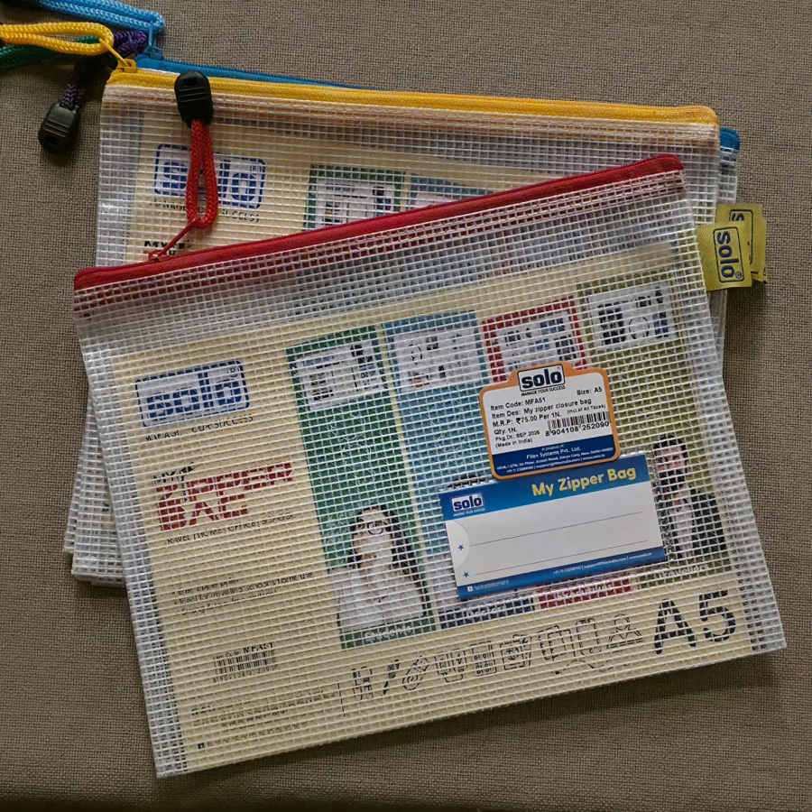 STA000012 - Solo A5 Zipper Bag