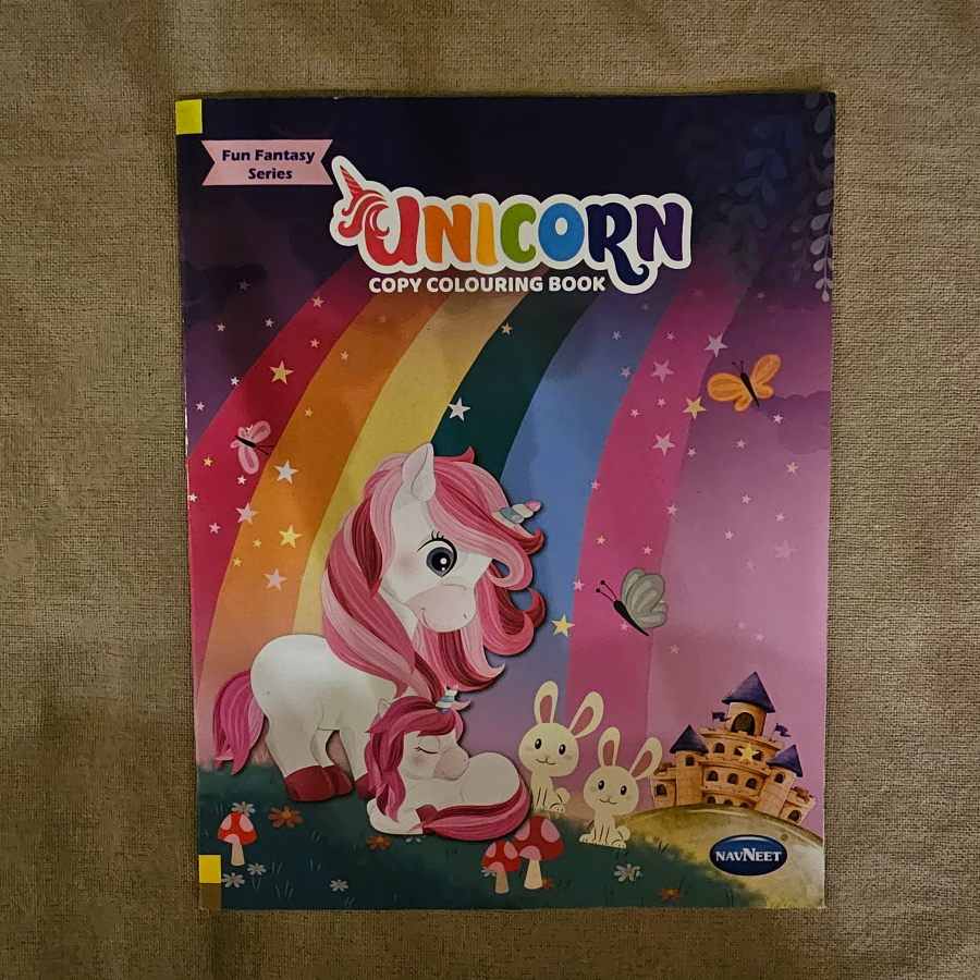 CB000004 - Unicorn Copy Coloring Book