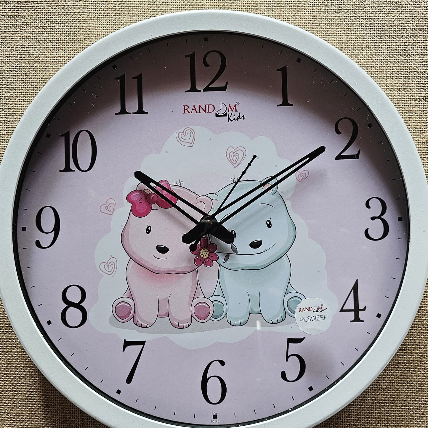 WD000005 - Children's Wall Clock - Puppies