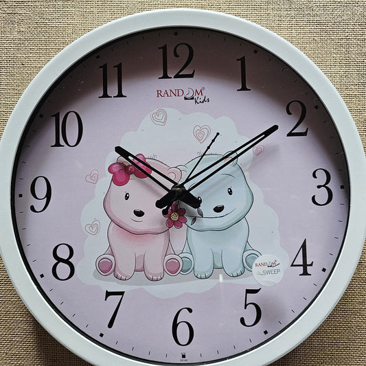 WD000005 - Children's Wall Clock - Puppies
