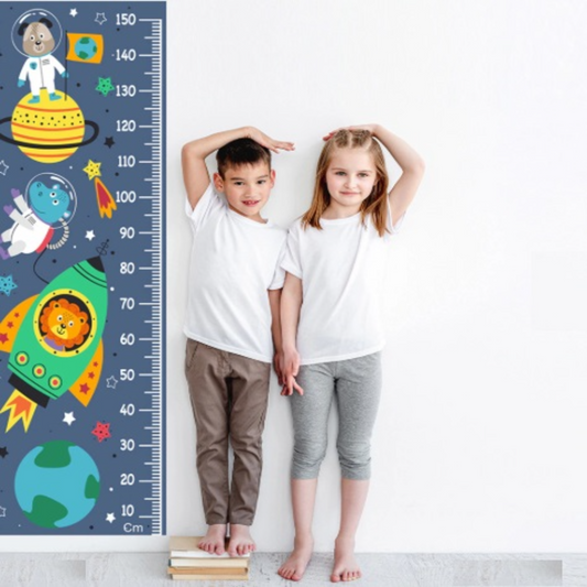 WD000009 - Vinyl Height Chart - Space Cartoon