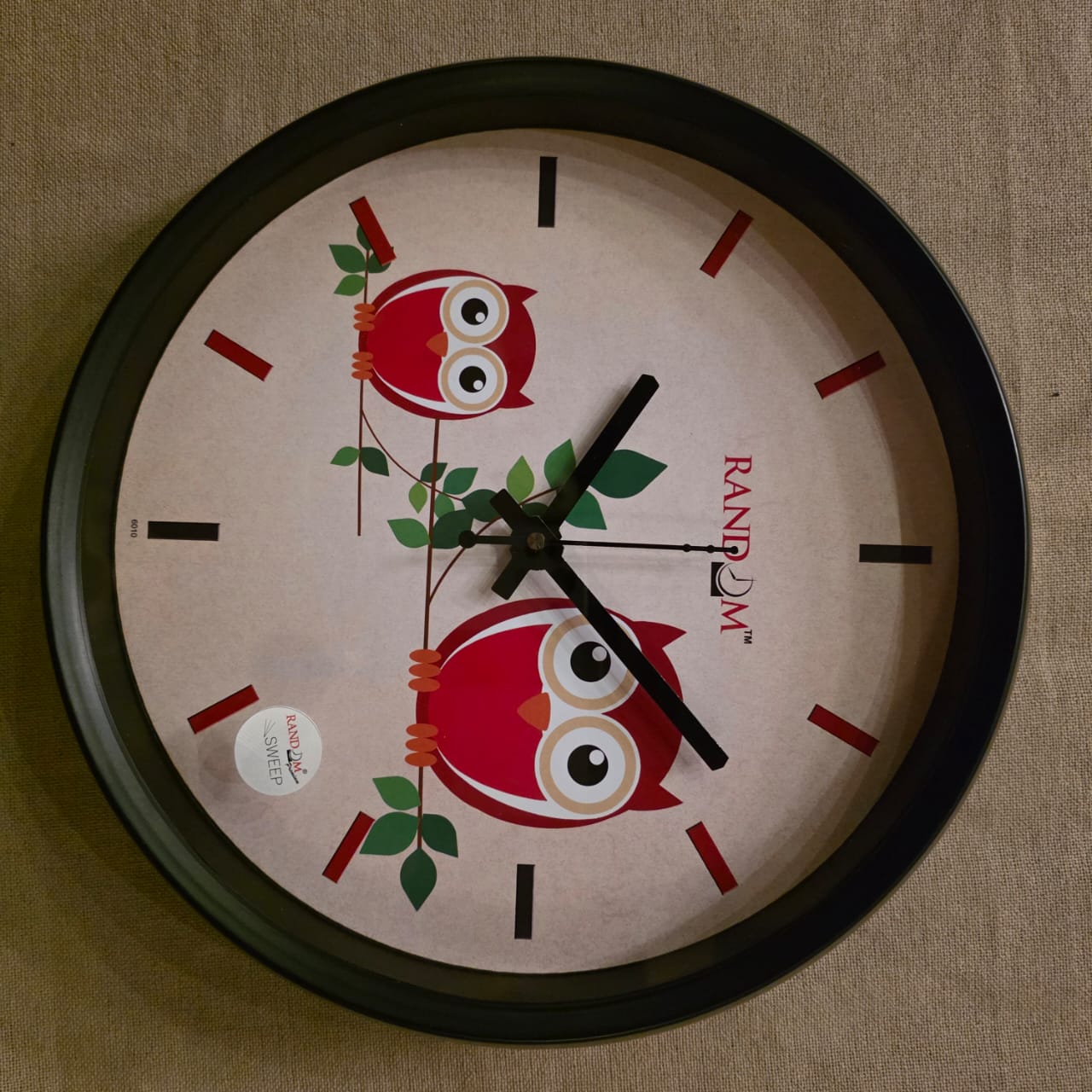 WD000001 - Children's Wall Clock - Owls