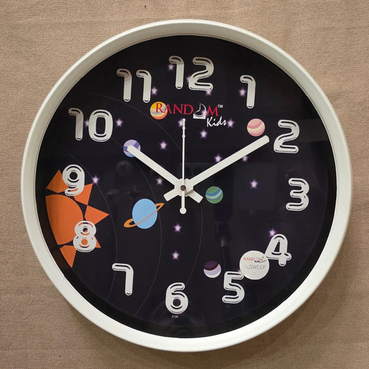 WD000002 - Children's Wall Clock - Space